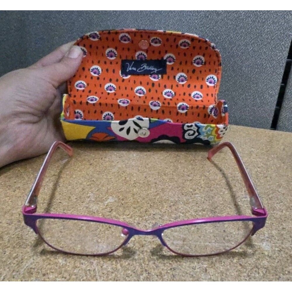 Vera Bradley Gigi Rio Junior Eyeglasses With Matching Case